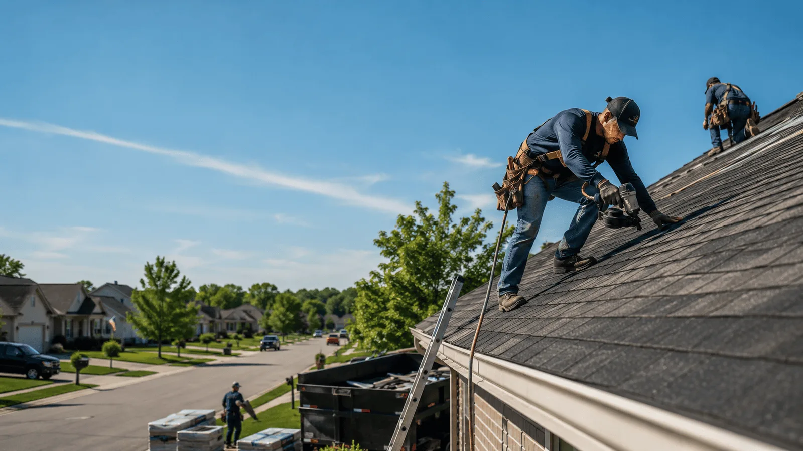 Roof Inspection in Hye, TX